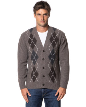 PAOLO PECORA CARDIGAN PPA056F002 MOR-1