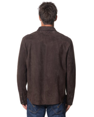 SALVATORE SANTORO CAMICIA PELLE SS49555 TDM-2