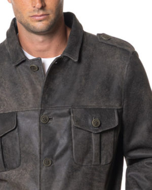 SALVATORE SANTORO GIUBBINO PELLE SS49512 VEM-4