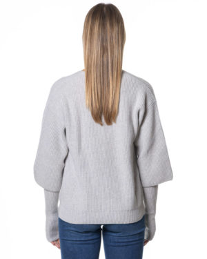 A-ROVESCIO CARDIGAN RVD164006 GRI-2