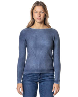 A-ROVESCIO MAGLIA RVDW60253 BLU-1