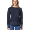 A-ROVESCIO MAXI MAGLIA RVDW60222 BLU-1
