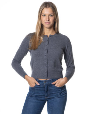 ALPHA STUDIO CARDIGAN ALD4151E GRS-3