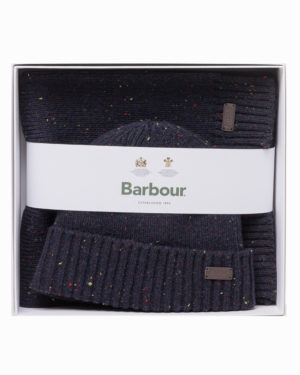 BARBOUR GIFT BOX - CUFFIA E SCIARPA BAMGS0047 NER-1