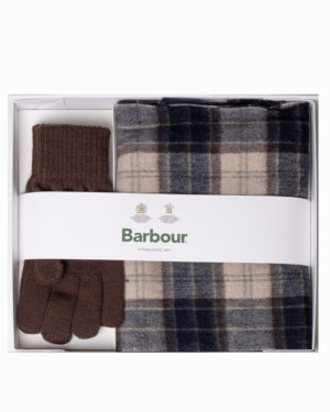 BARBOUR GIFT BOX - SCIARPA E GUANTI BAMGS0018 OLV-1