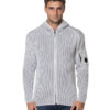 C.P. COMPANY CARDIGAN CPKN258A006170A GRI-1