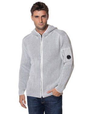 C.P. COMPANY CARDIGAN CPKN258A006170A GRI-3