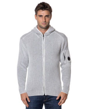 C.P. COMPANY CARDIGAN CPKN258A006170A GRI-1