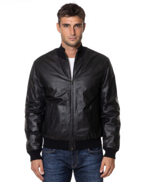CORNELIANI BOMBER PELLE CRL5X63820100 NER-1