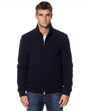 CORNELIANI BOMBER CRL5333812603 BLU-1