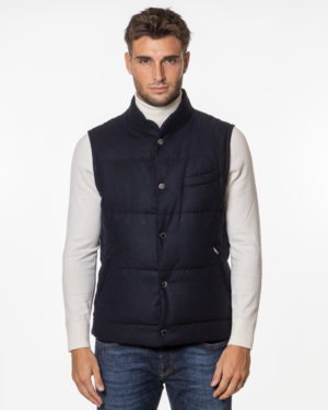 CORNELIANI GILET CRC5T13820155 BLU-1