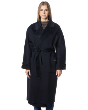 ELISABETTA FRANCHI CAPPOTTO CBCP68D56E2 NER-1