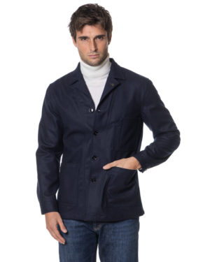 GABRIELE PASINI OVERSHIRT PS279124522 BLU-3