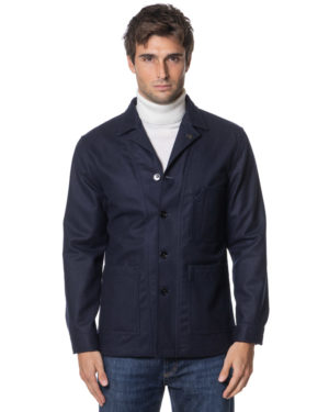 GABRIELE PASINI OVERSHIRT PS279124522 BLU-1