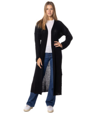 GRIFONI MAXI CARDIGAN GMD210002120 NER-3