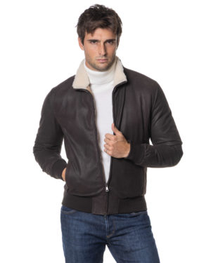 LUBIAM BOMBER PELLE LU919839515 MOR-3