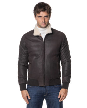 LUBIAM BOMBER PELLE LU919839515 MOR-1