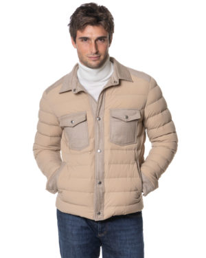 LUBIAM OVERSHIRT LU940349507 BEI-3