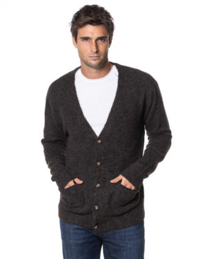 OFFICINA36 CARDIGAN OFNS131ALPACA MOR-3