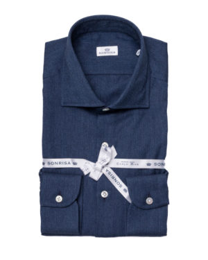 SONRISA CAMICIA SOCA12B438L6043 BLU-1
