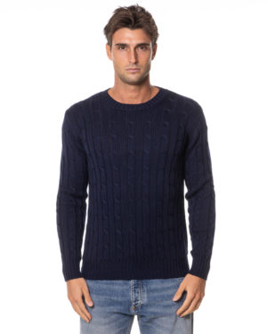 SONRISA MAGLIA SOMGI01TRN BLU-1