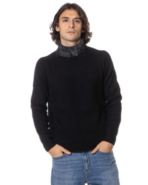 A-ROVESCIO DOLCEVITA REVERSIBILE RV20235 NER-4