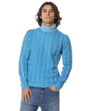 A-ROVESCIO DOLCEVITA REVERSIBILE RV210815 BLU-3