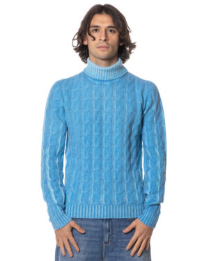 A-ROVESCIO DOLCEVITA REVERSIBILE RV210815 BLU-1