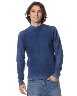 A-ROVESCIO LUPETTO REVERSIBILE RV210114 BLU-4