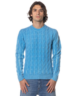 A-ROVESCIO MAGLIA REVERSIBILE RV240715 BLU-1