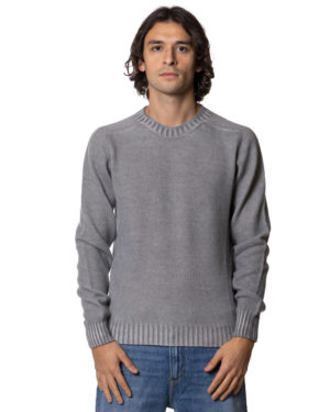 A-ROVESCIO MAGLIA RV210015 GRI-1