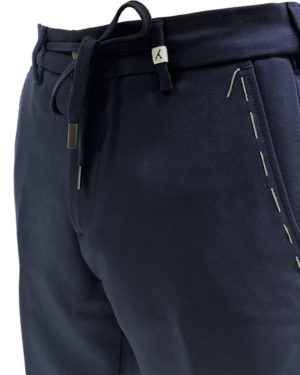 MYTHS PANTALONE WSM12L107 BLU-3